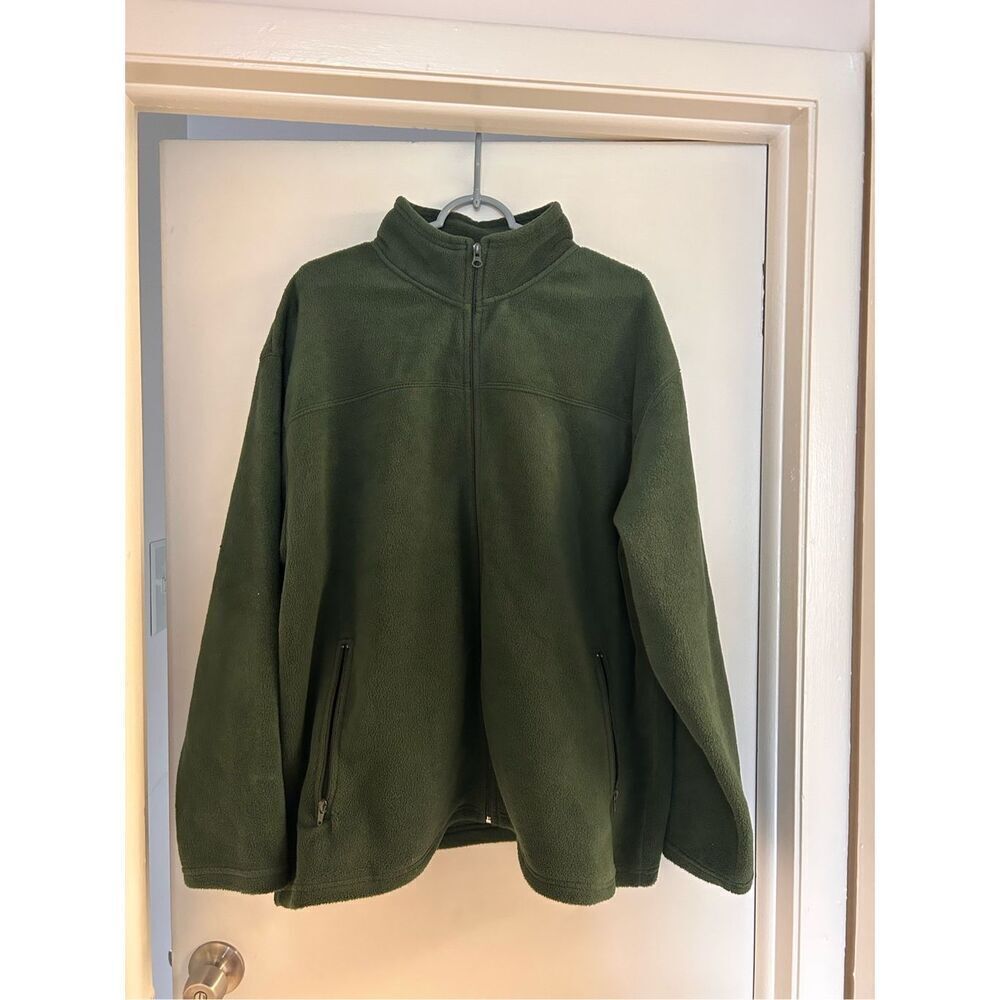 Prospirit green zip up fleece size XL